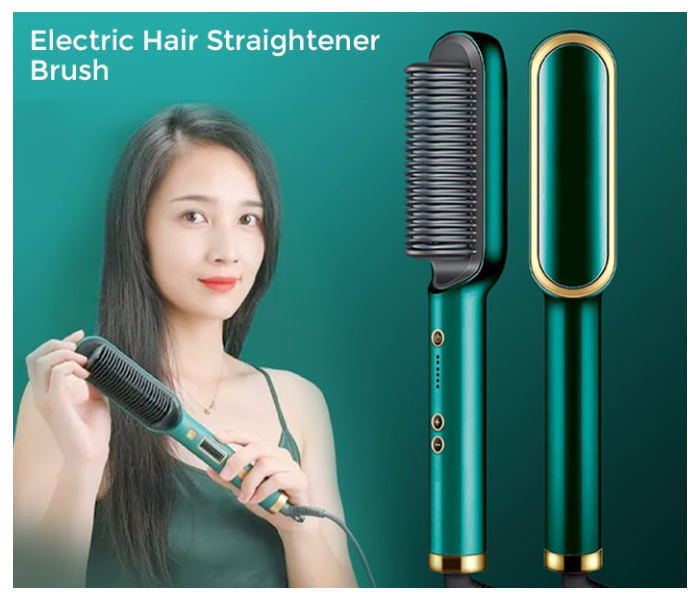 Professional Electric Hair Straightener Comb Brush