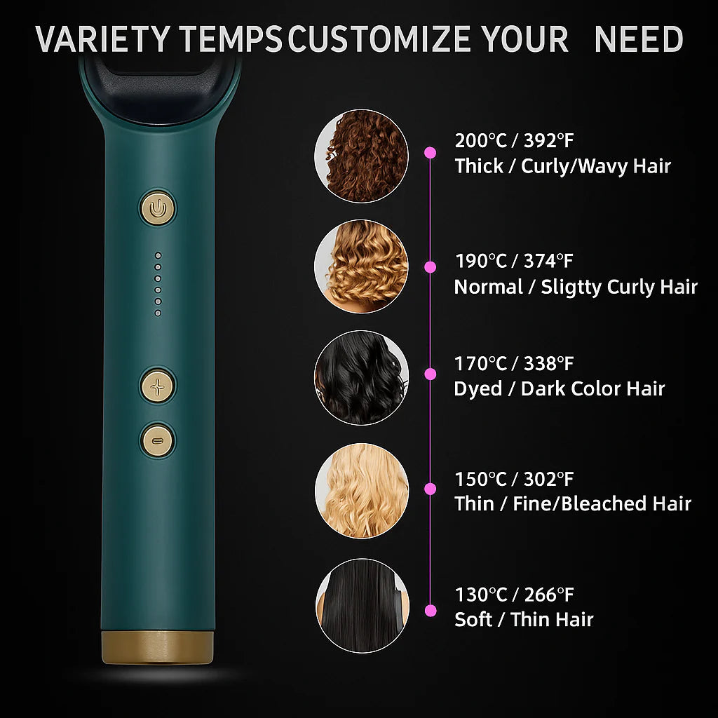 Professional Electric Hair Straightener Comb Brush
