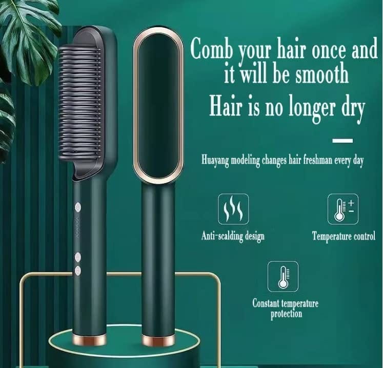 Professional Electric Hair Straightener Comb Brush
