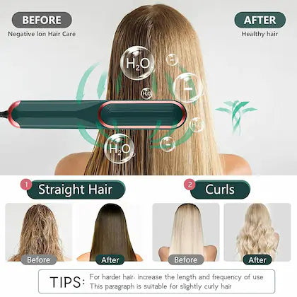 Professional Electric Hair Straightener Comb Brush
